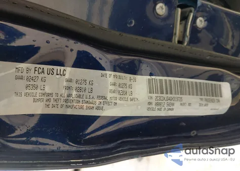 2016 Dodge Charger Sxt z USA, uszkodzony, nr VIN 2C3CDXJG4GH319725